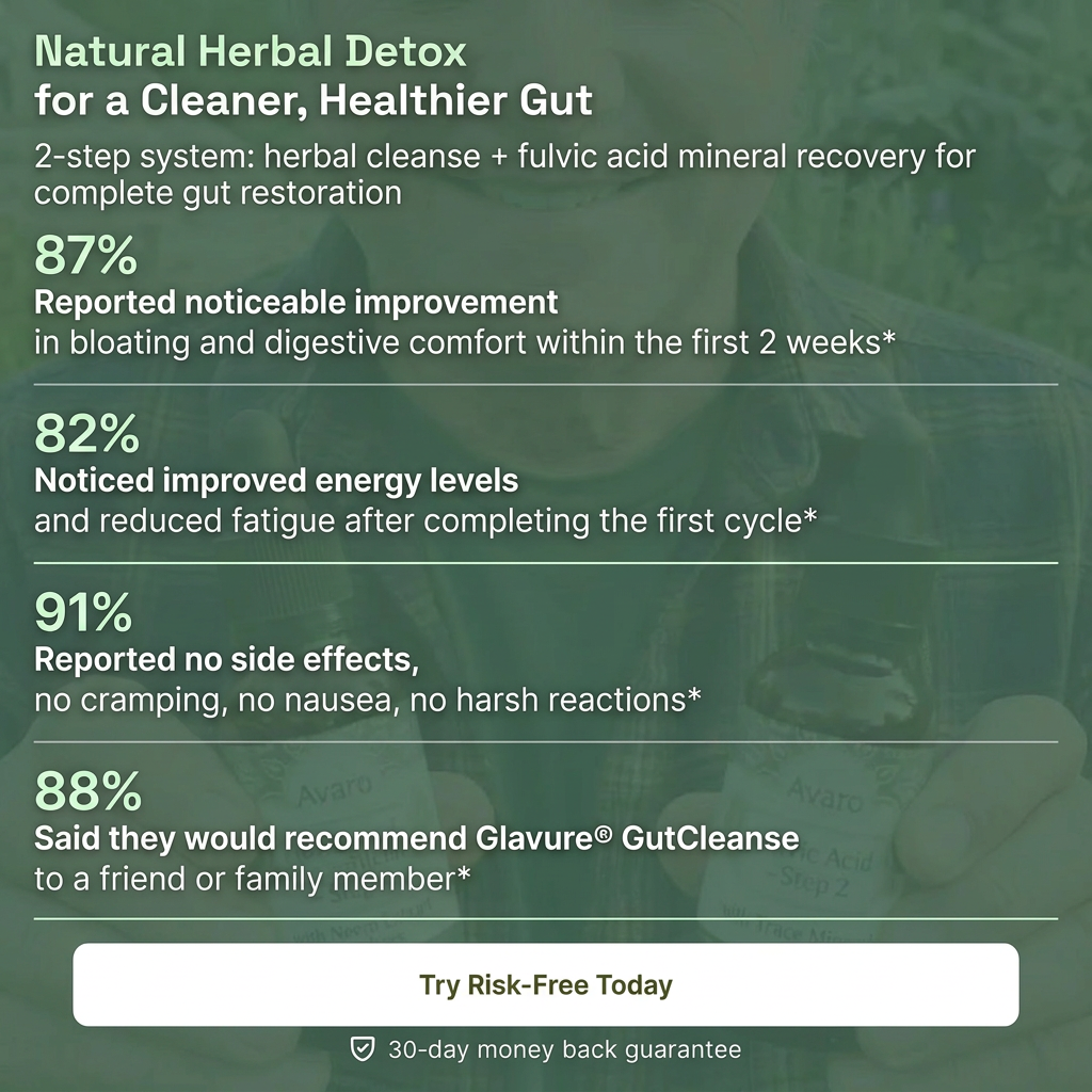 Glavure Gut Cleanse 2 Step - Happy and healthier gut